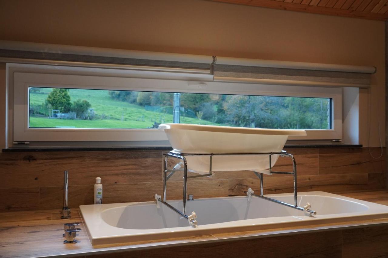 "Petite Perle En Haute Ardenne" Avec Vue Sur La Vallee, Cabine Infra-Rouge Et Bain Balneo Lierneux Εξωτερικό φωτογραφία